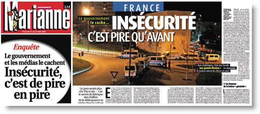 Marianne - L'insécurité sous Sarkozy