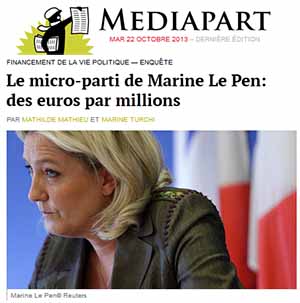 Marine Le Pen, micro parti