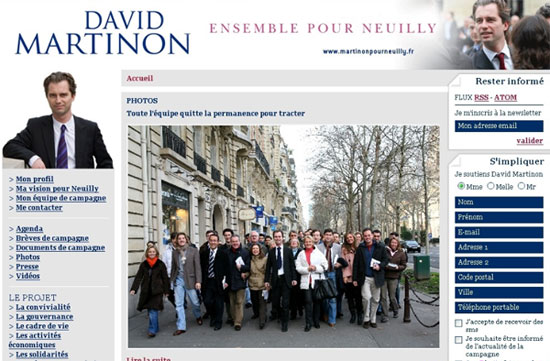 Site web de Martinon