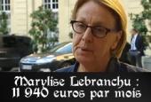 Le salaire de la ministre Marylise Lebranchu : 11 940 euros par mois grâce à son bonus de 2000 euros de conseillère régionale