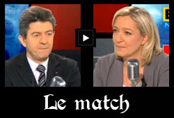 Mélenchon, Le Pen, le débat