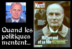 Mazarine et François Mitterrand en Une de Paris Match