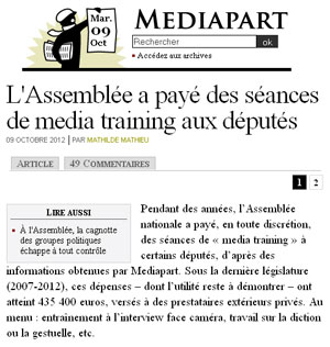 Media training - Mediapart