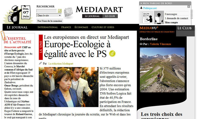 Mediapart - 7 juin 2009 - 23h30