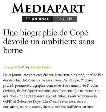 Copé sur Médiapart