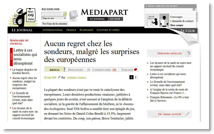 Medipart - Sondages - Européennes