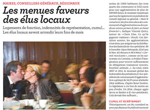 Les menues faveurs des élus locaux - Nouvel Observateur