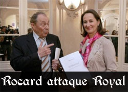 Michel Rocard et Ségolène Royal