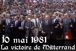 Mitterrand, le 10 mai 1981