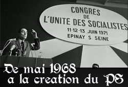 Mitterrand en 1971