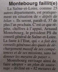 Montebourg, en faillite dans le Canard enchaîné