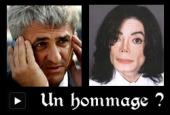 Herv&eacute; Morin et Michael Jackson