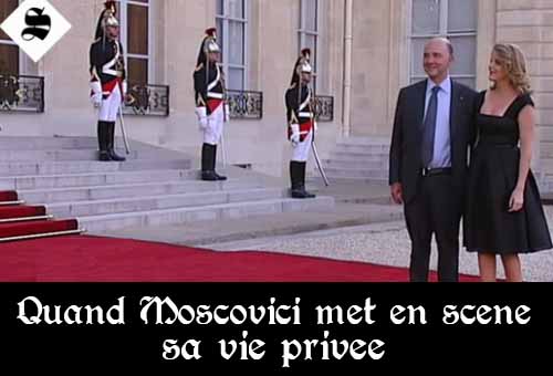 Pierre Moscovici et Marie-Charline Pacquot