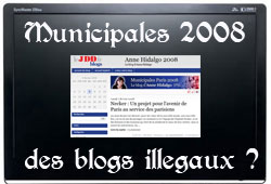 Municipales, blogs illégaux