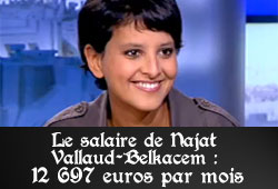 Salaire de Najat Vallaud-Belkacem