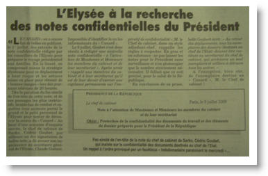 Note de l'Elysée