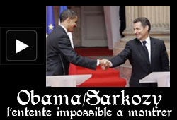 Obama et Sarkozy à Strasbourg