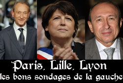 Municipales à Paris, Lille, Lyon