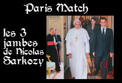 Paris Match, les trois jambes de Sarkozy