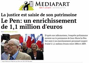 Patrimoine de Le Pen - Mediapart
