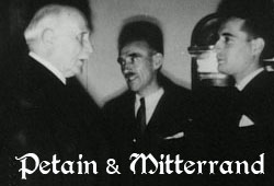 Pétain et Mitterrand