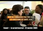 Bachelot dans le petit journal de Canal +