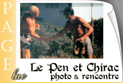 Photo Le Pen et Chirac