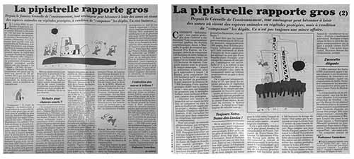 Pipistrelle - Canard enchaîné