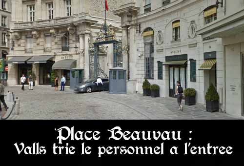 Place Beauvau, à Paris