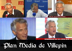Le plan média de Villepin