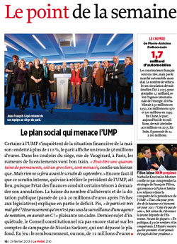 Plan social à l'UMP - Le Point