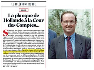 Planque à la Cour des comptes