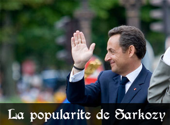 La popularité de Nicolas Sarkozy