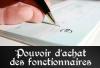 Pouvoir d'achat des fonctionnaires