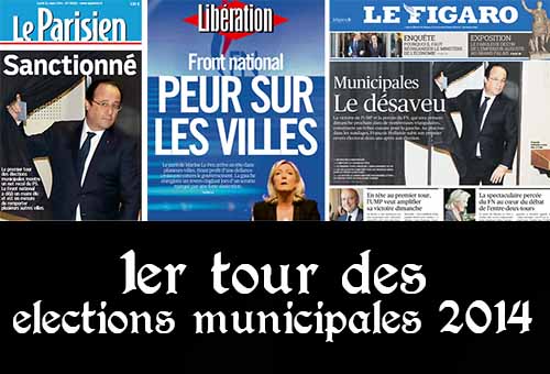 A la Une de la presse - Lundi 24 mars 2014