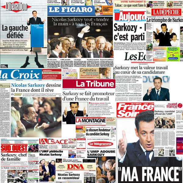 Presse Sarkozy, le 15 janvier 2007