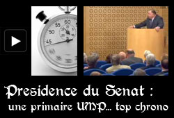 Primaire UMP pour la présidence du Sénat