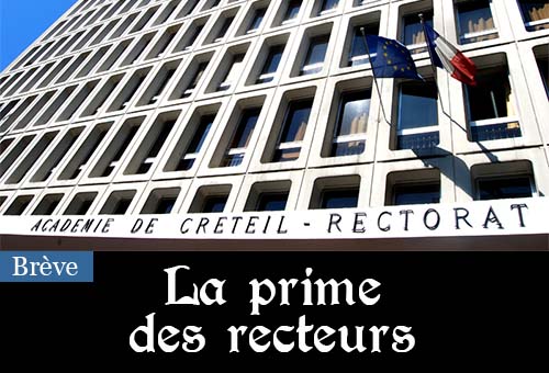 prime recteurs