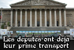 Prime transport pour les députés