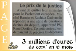 Le prix de la justice dans le Canard