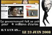 Pub du gouvernement en 2008