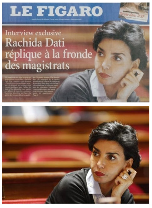 Rachida Dati et la bague du Figaro