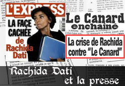 Rachida Dati et L'Express