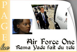 Rama Yade, Air Force One