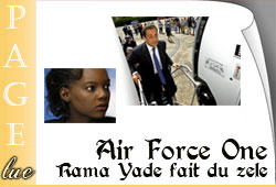 Rama Yade Avion Sarkozy