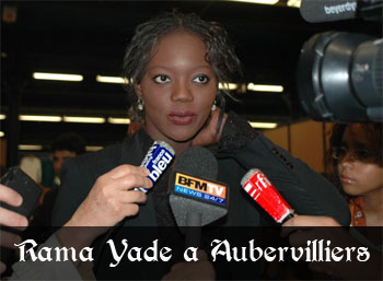 Rama Yade à Aubervilliers