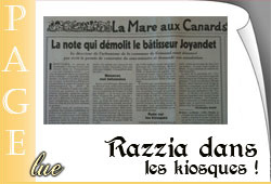 Razzia du Canard enchaîné