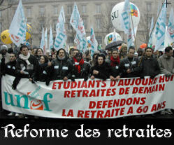 La réforme des retraites