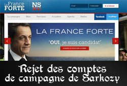 Rejet des comptes de campagne