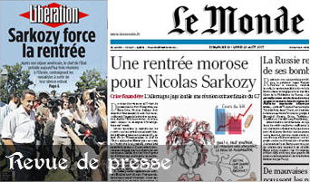 La rentrée de Nicolas Sarkozy
